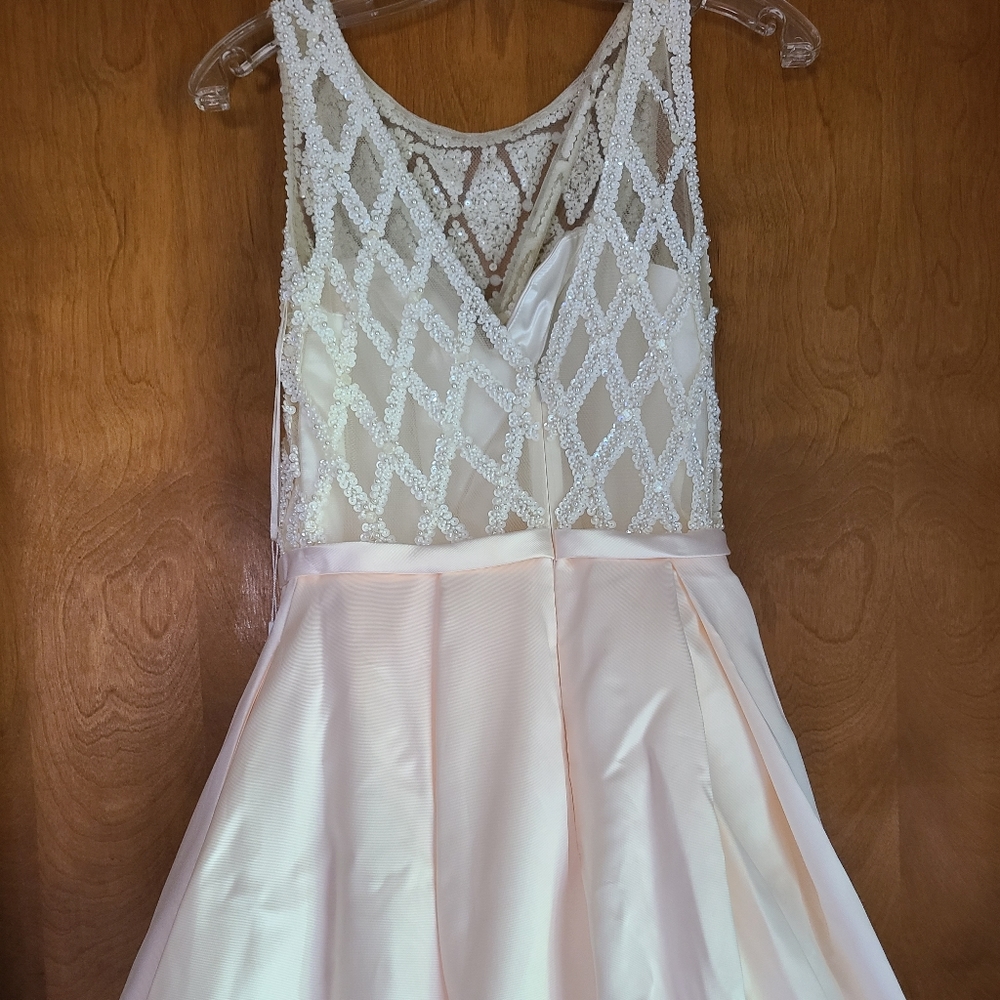Judy & Julia Champagne Ball Gown - size 6 NWT - Picture 6 of 11
